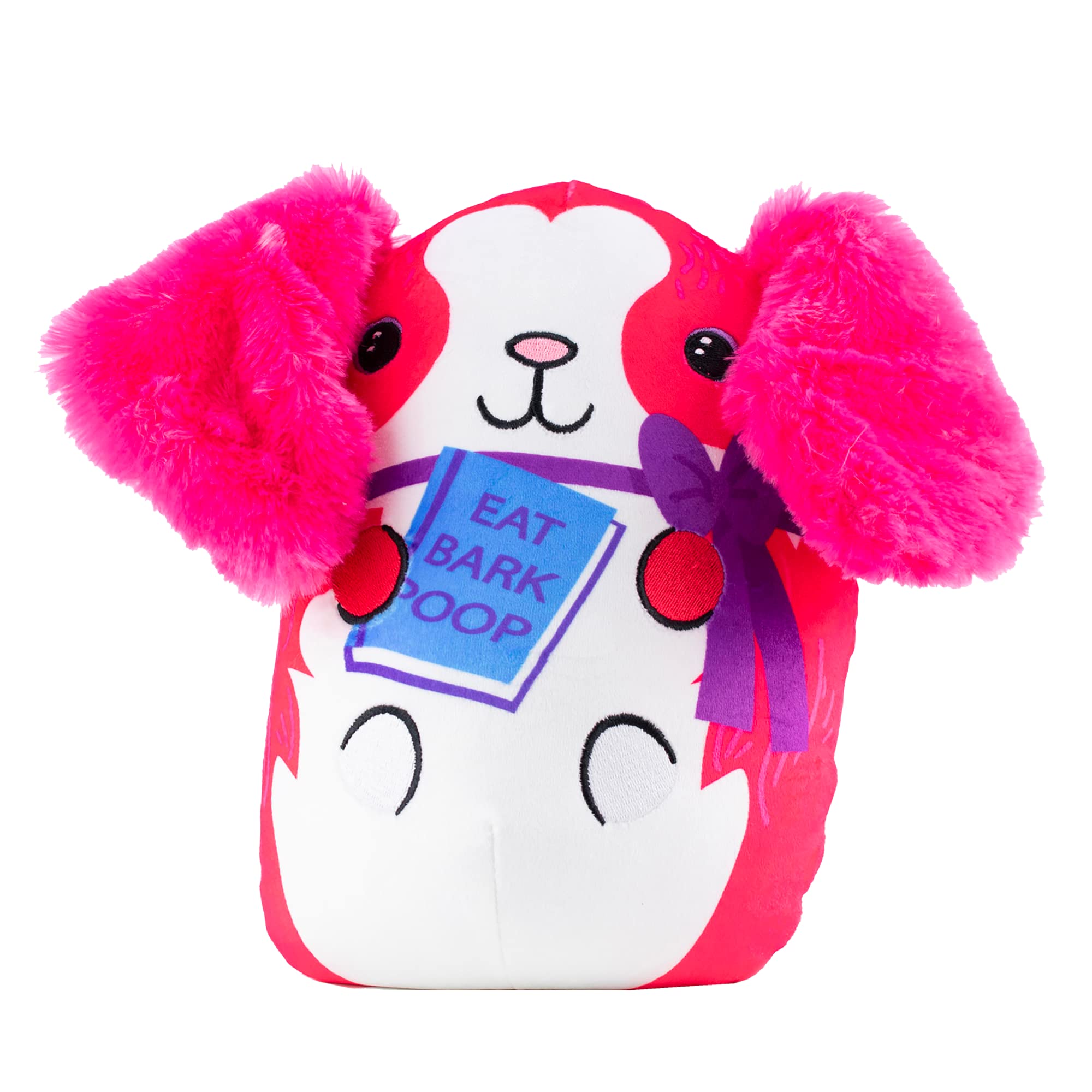 Dogs vs Squirls - Jumbo - Victoria - Super Soft and Squishy Stuffed Bean-Filled Plushies - Great for Kids, Boys, & Girls! Collect These as Desk Pets or Room Dcor!