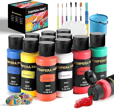 Pintura de Dedos Lavable TMOL para Niños, 27 PCS