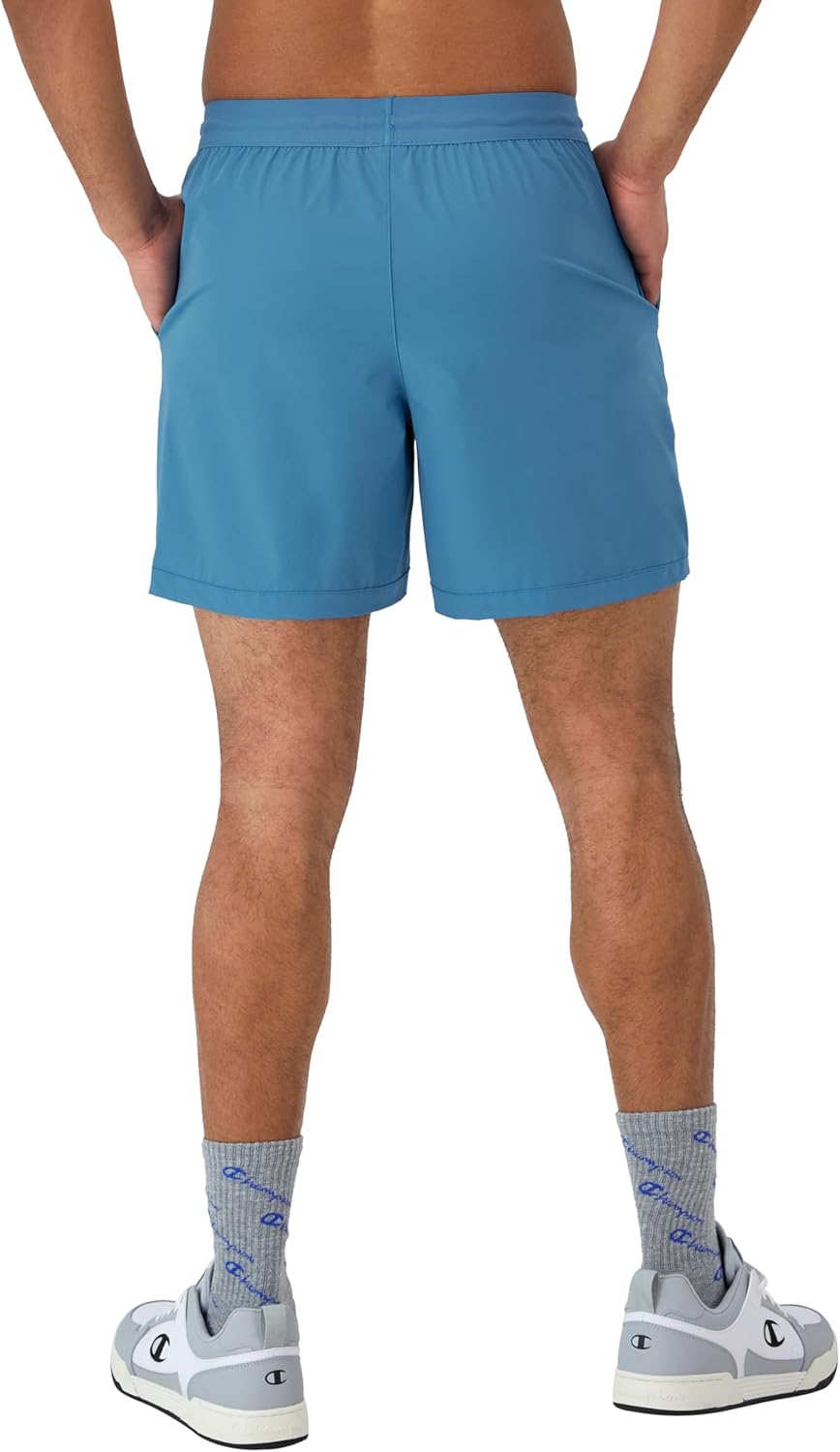 Champion Men's Purpose Water Resistant Sport Swim Shorts, 6"