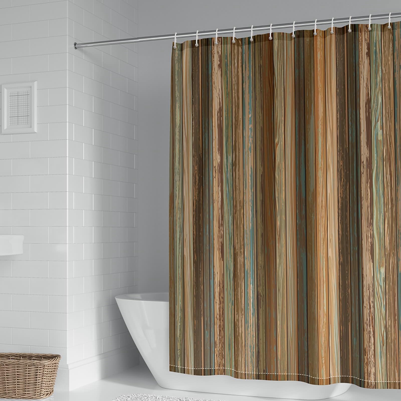XYueww Tenda da Doccia,Cielo blu nuvole bianche Antimuffa,Poliestere,Tessuto ,Tenda per Vasca da Bagno,3D Stampa Digitale,Tende Bagno con 12 Ganci ,Lavabili,per Dormitorio Famiglia,200x180cm