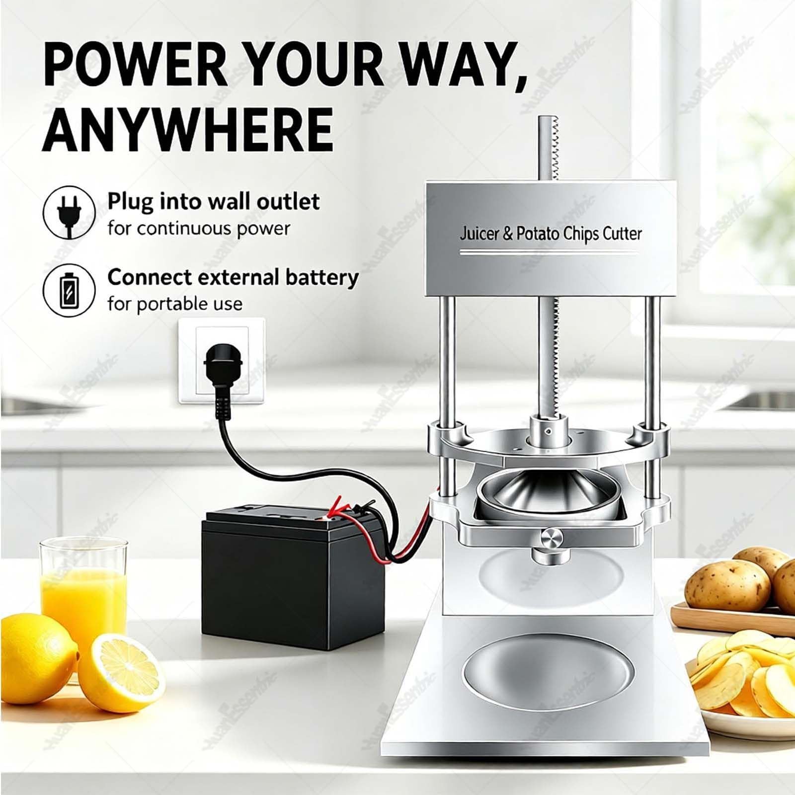 Tagliapasta E Spremiagrumi Commerciale 2 in 1,In Acciaio Inox 304