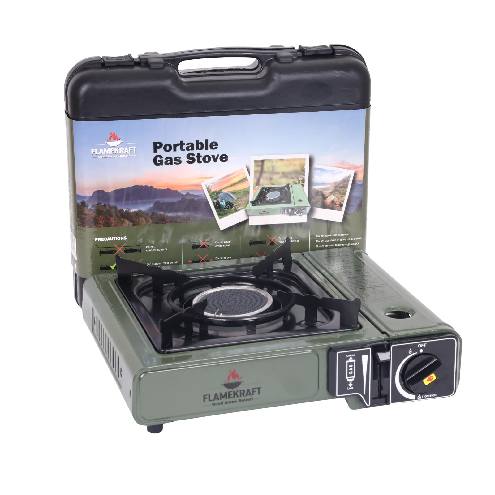 Procamp FlameKraft () Portable Camping Stove with Ceramic