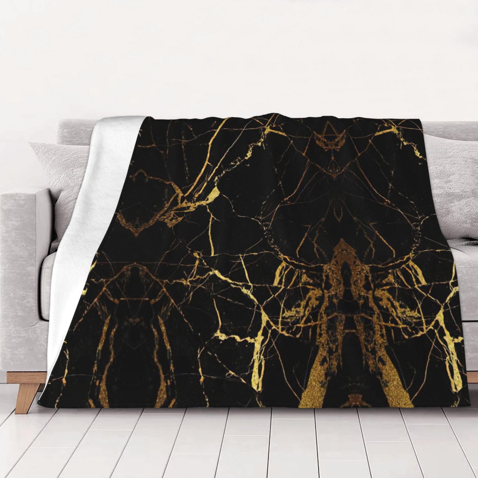 Couverture super douce 3D effet marbre pour sublimer vos soirées canapé
