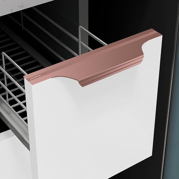 Plantex Profile Handle for Kitchen Cabinet/6 Inch Aluminium Drawer Profile Handle/Wardrobe Pull Handle for Home/Office/Hotel - Pack of 1 (Rose Gold)