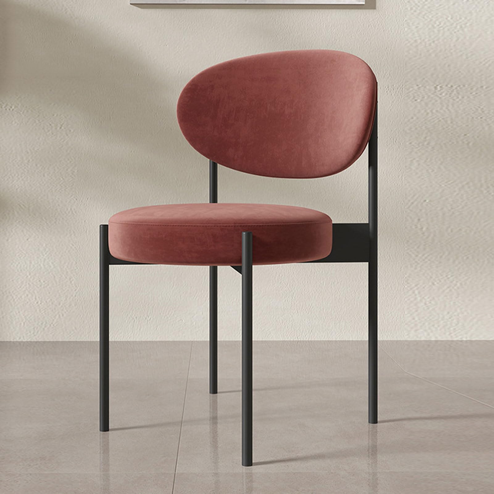 Amazon｜ダイニングチェア、マイクロファイバーレザー張りの椅子、化粧