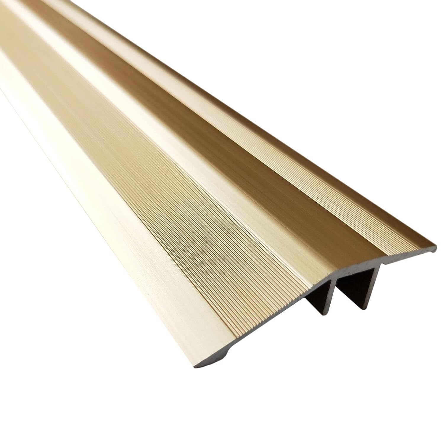 Door Strip Threshold Transition Strip Threshold Floor Transition Strip Reducer Flute, Carpet Edging Trim - 5.5cm / 2in Wide, 1.2cm / 0.5in Height, 2.9/3.3/3.6/4/4.3/4.6/5 ft Long