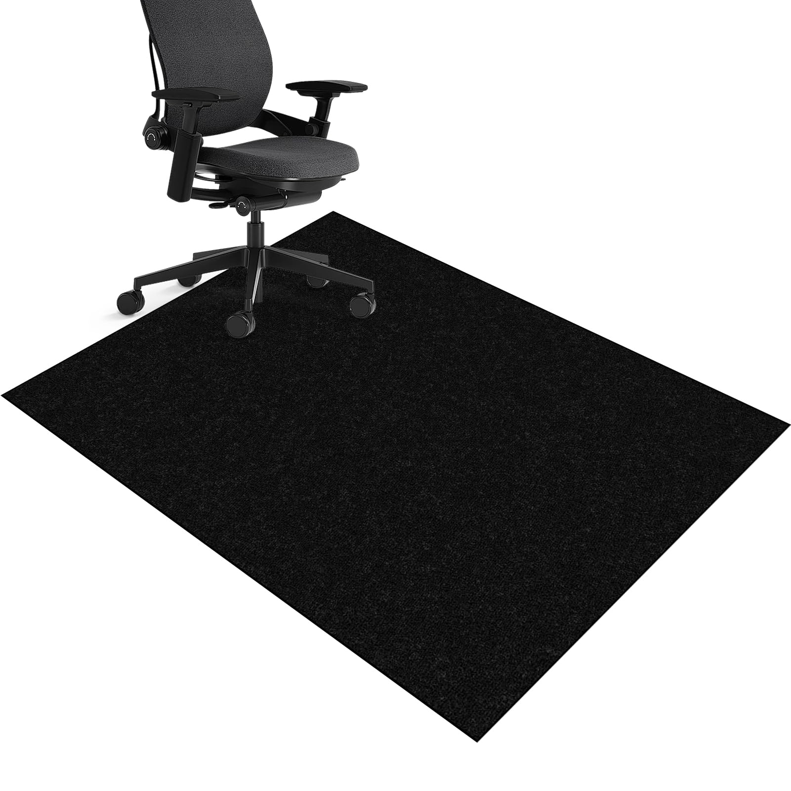 Computer Chair Mat for Carpet, 70 x 100 cm Floor Protection Chair Mat for Hard Floors, Gaming Chair Mat for Carpeted Floor, Desk Chairmats Protector Rug, Floor Protection Mat for Work, Home, Gaming