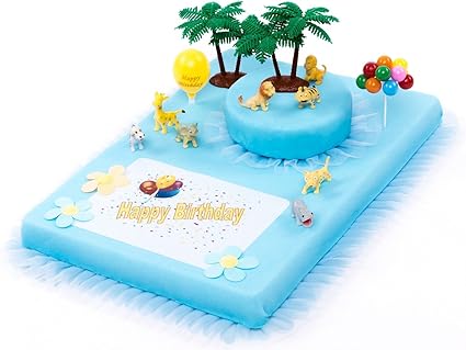 Partydeko Stefino Animaux Du Zoo Decoration Pour Gateau Happy Birthday Jeunes Filles 16 Pieces Gateau Aufleger Gateau Decoration 1er Anniversaire Decoration Gateau Anniversaire D Enfant Amazon Fr Cuisine Et Maison