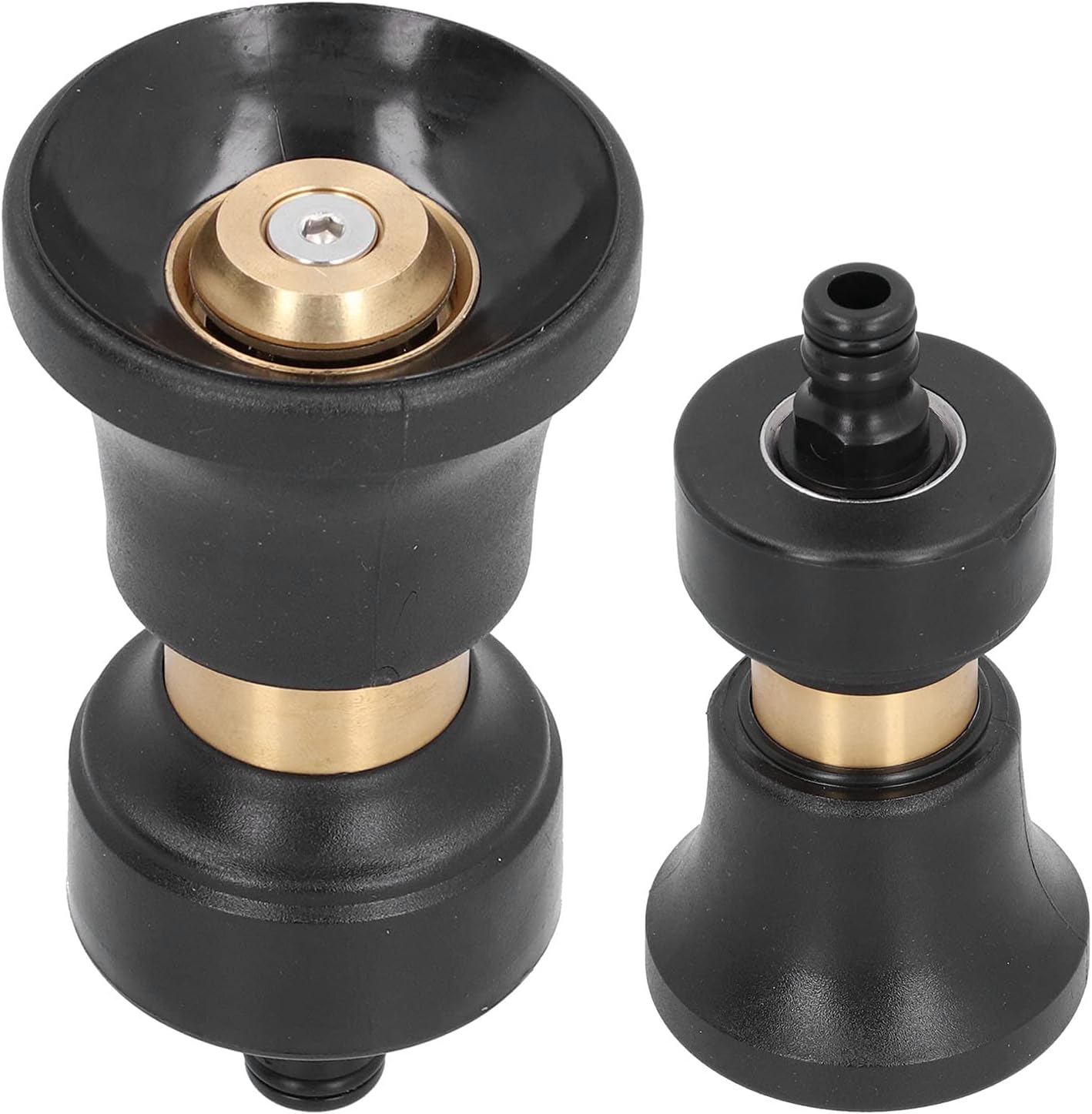 Ugello Per Tubo Da Giardino Universale 3/4" In Rame E ABS – Regolabile E Antigoccia – Blu