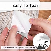 Vista 4 de Rollo de papel térmico adhesivo blanco T02, papel de impresión térmica de 10 años, papel de impresora PokeLabel Mini compatible con T02/M02X/M02L