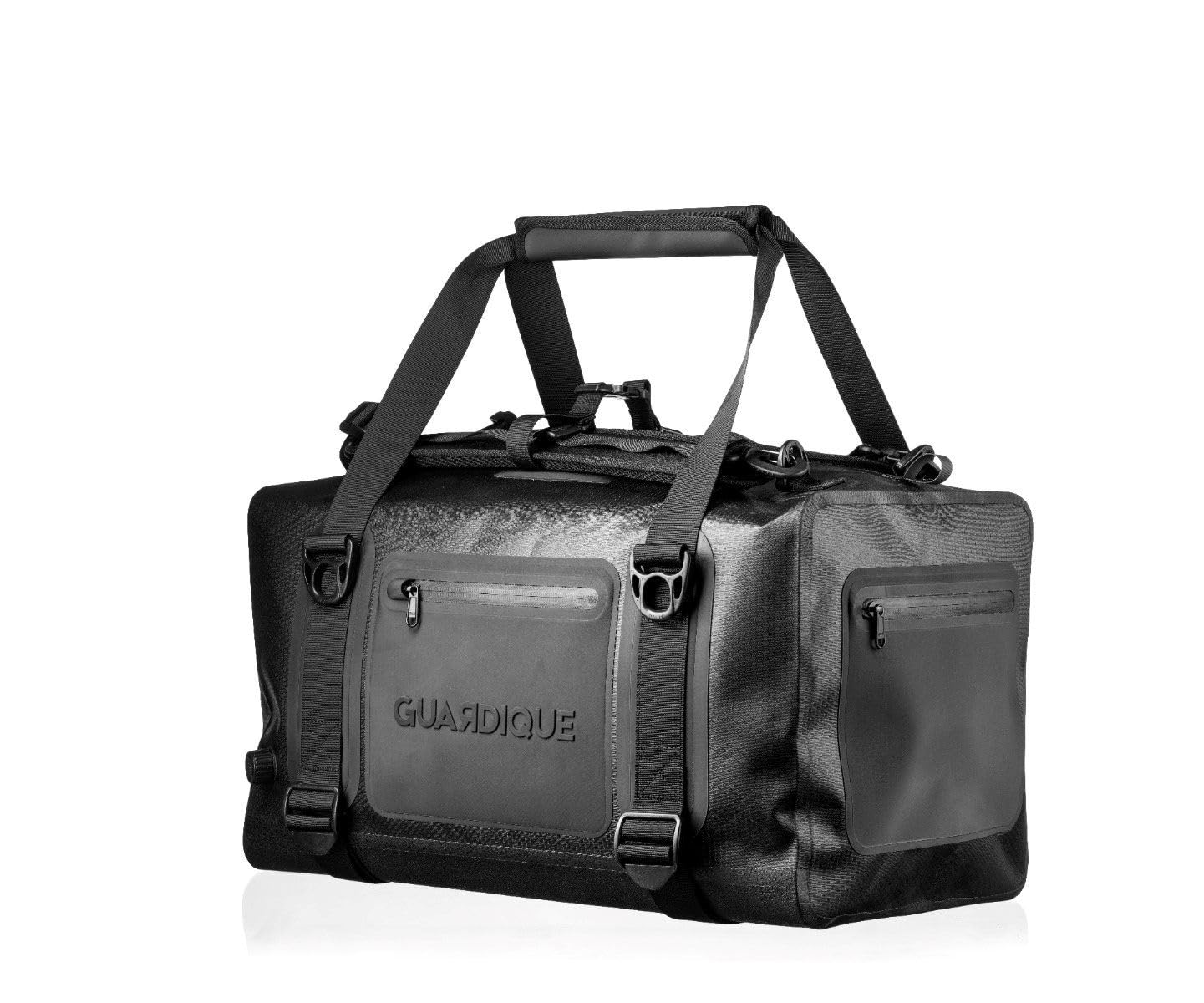Borsa da viaggio impermeabile in materiale TPU, IP67, borsa da palestra, borsa fitness per sport, allenamento, vacanze, calcio, 49 x 29 x 29 cm, colore nero