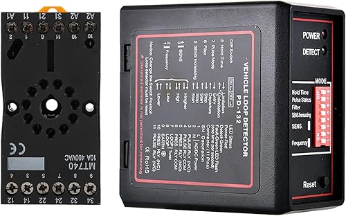 Keenso Einzelkanalschleifendetektor, 220 V Smart Vehicle Loop Detektorsystem für