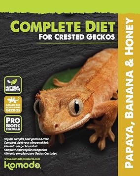Komodo - Crested Gecko Complete Diet - Papaya, Banana & Honey 60g