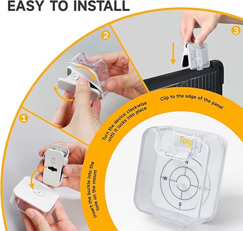 Miniatura 5 de Togo POWER Guía de ángulo solar para panel solar portátil, herramienta de seguimiento solar Encuentra el ángulo ideal para maximizar la ingesta de