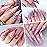 Ranrose 120PCS Short Nail Tips,Short Soft Gel Stiletto Nail Tips Half Cover False Nail Almond Shape Point Acrylic Sharp Artificial False Nail For DIY