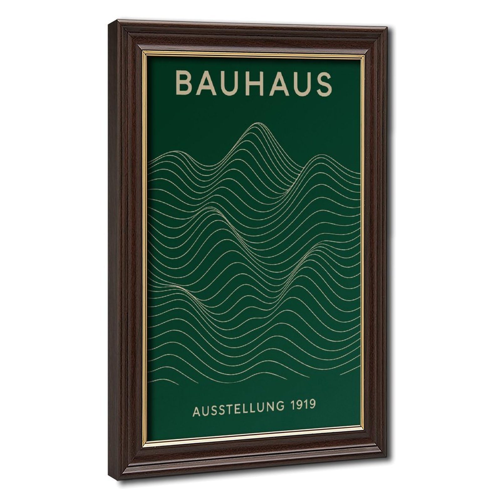 Bareronor Bauhaus Hills Abstract Canvas Poster Bedroom Decor Landscape Office Room Decor Gift 16" L X 24" W