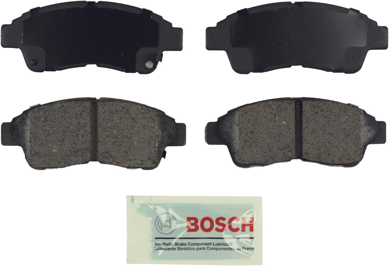 BOSCH BE562 Blue Ceramic Disc Brake Pad Set - Compatible With Select Geo Prizm; Toyota Camry, Celica, Corolla, RAV4; FRONT
