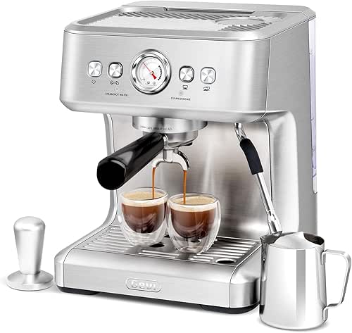 Gevi EzBru 1000C Commercial Grade Espresso Machine | 20Bar Pump
