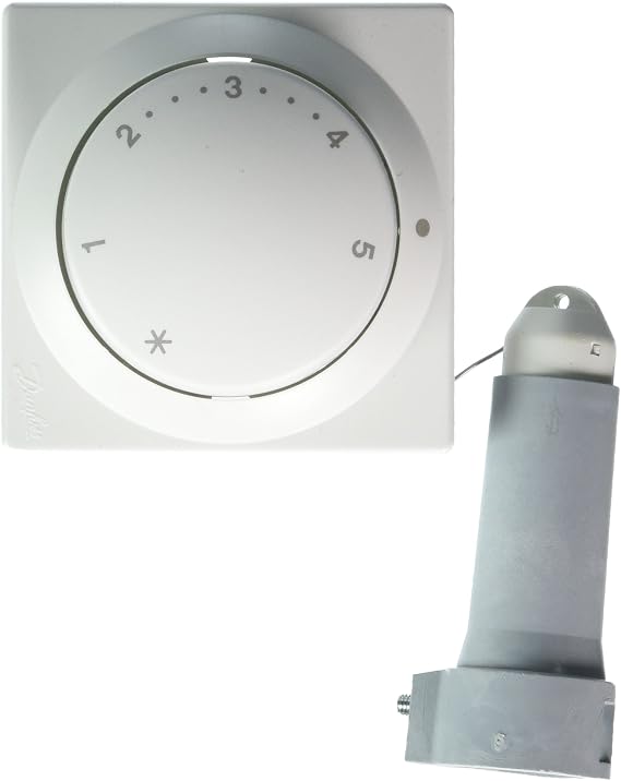 Danfoss Wall Mount Sensor w/Dial 6 ft Capillary 013G-8562-1 Each