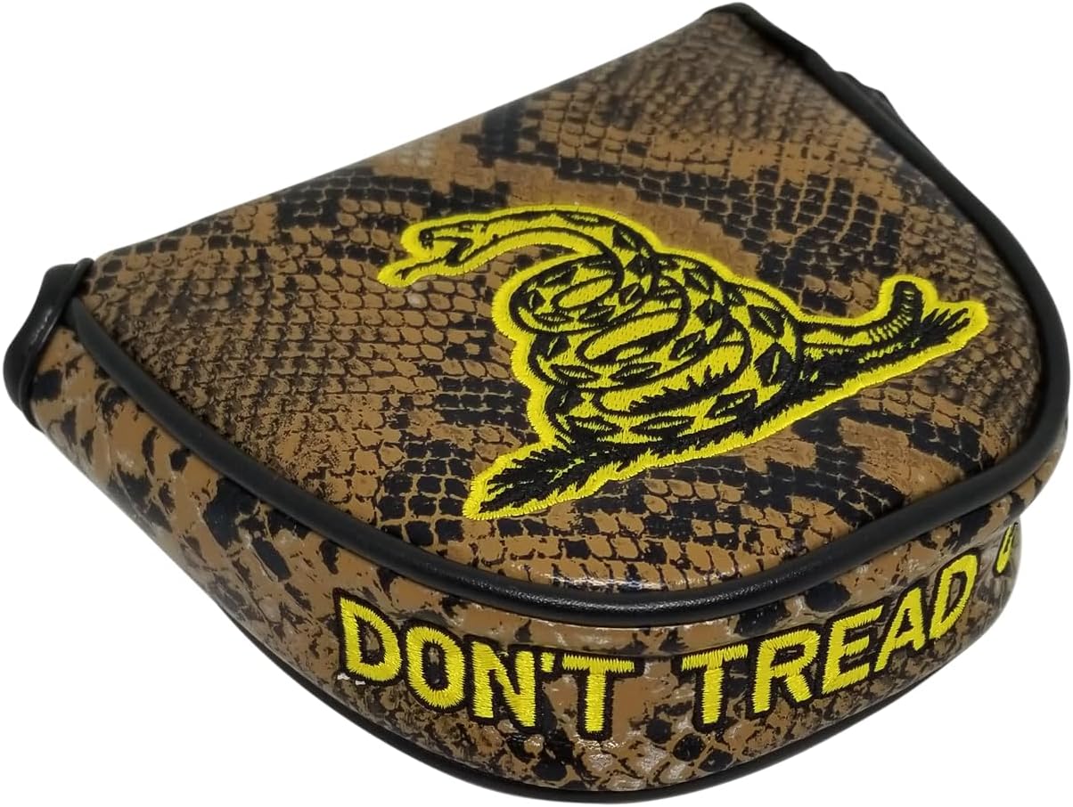 Don't Tread On Me Embroidered Putter Cover - Mallet by ReadyGOLF