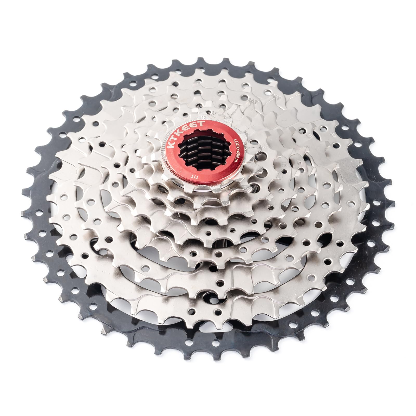 Cassetta a 8 velocità per mountain bike, 11-30T/32T/34T/36T/40T/42T/46T, pignone per bicicletta a 8 velocità, compatibile con Shimano Ultegra XT Sunrace Sram