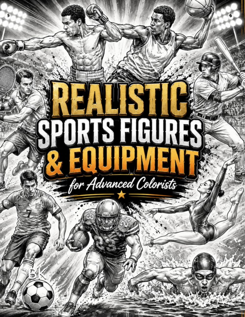 Realistic Sports Figures & Equipment for Advanced Colorist