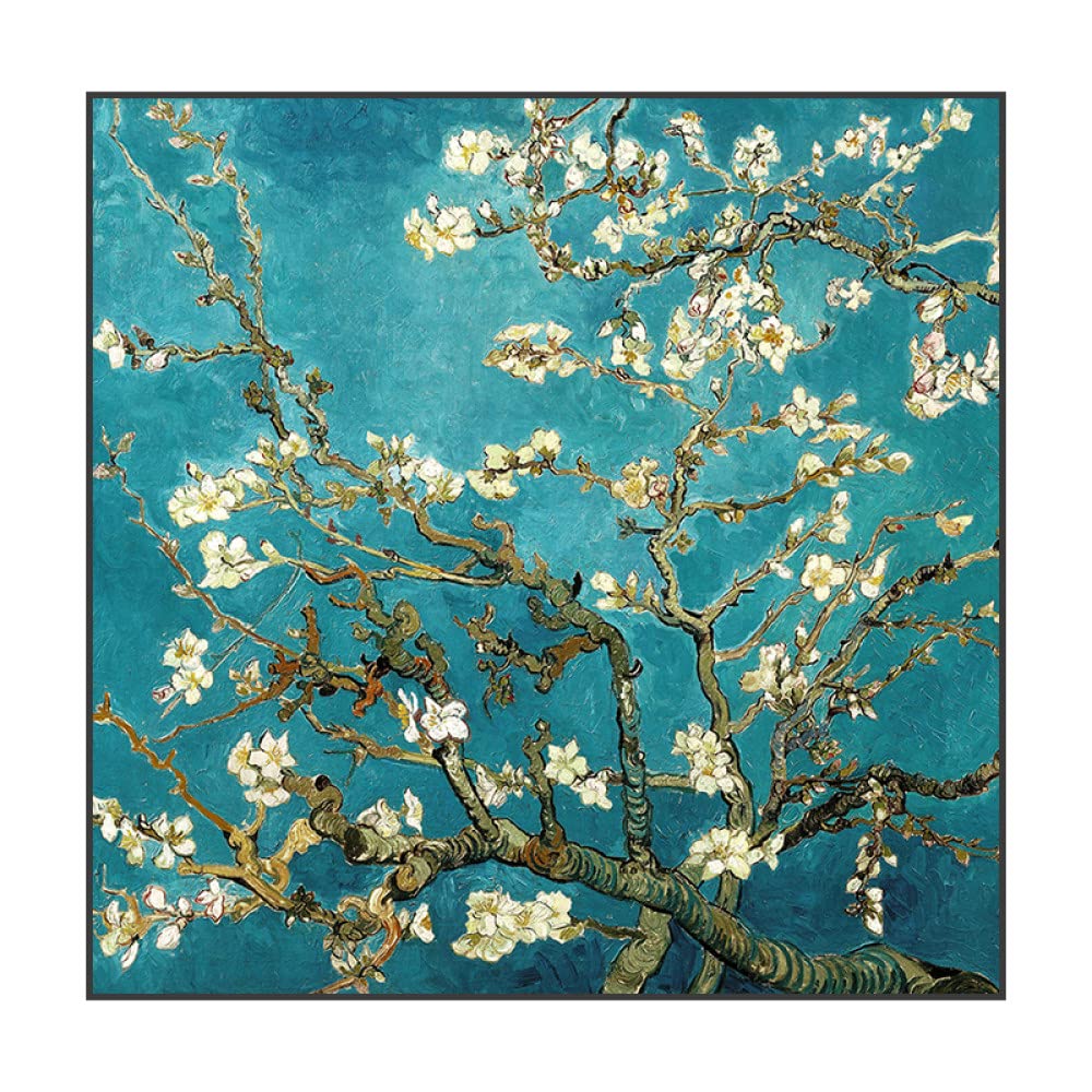 Peinture Van Gogh amandier en fleur pour décoration de salon et chambre