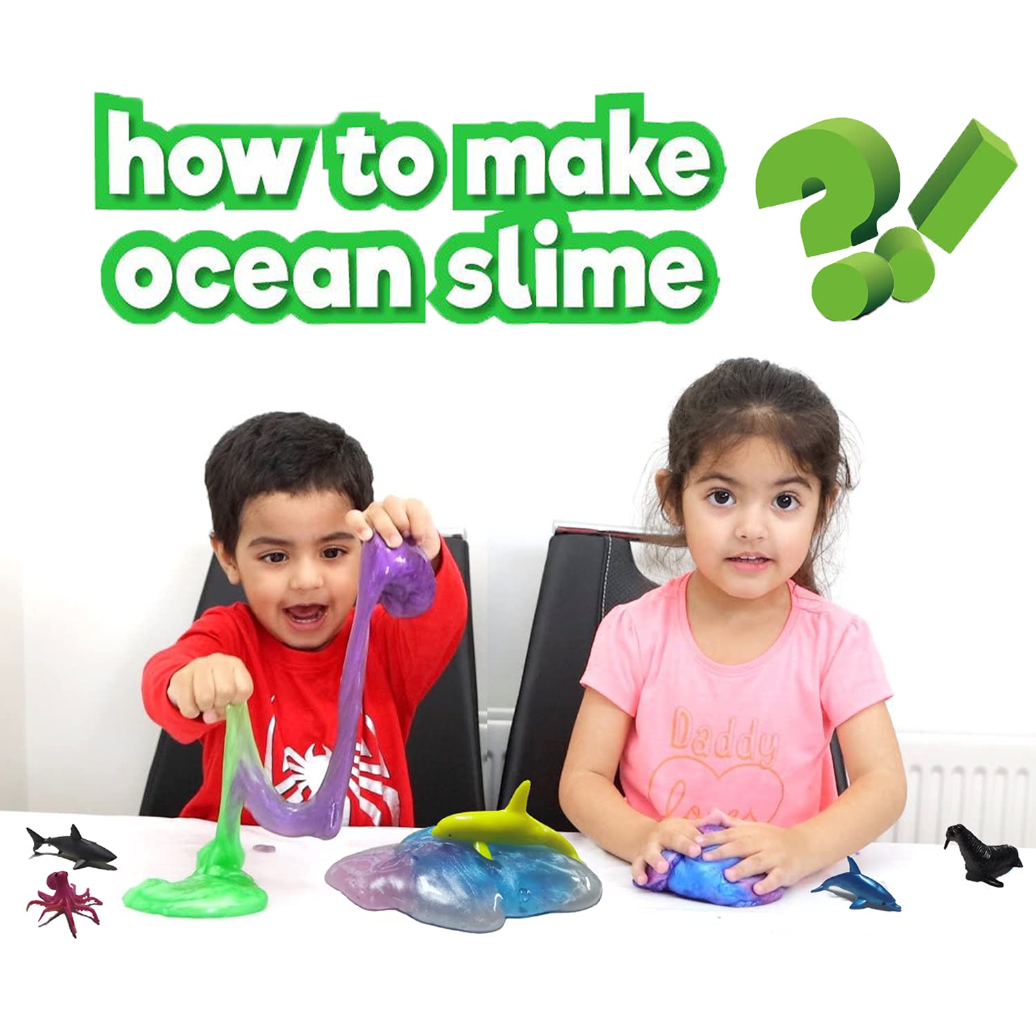 Amazon.co.jp: 海洋動物スライムトイ - カラフルな銀河スラッジ