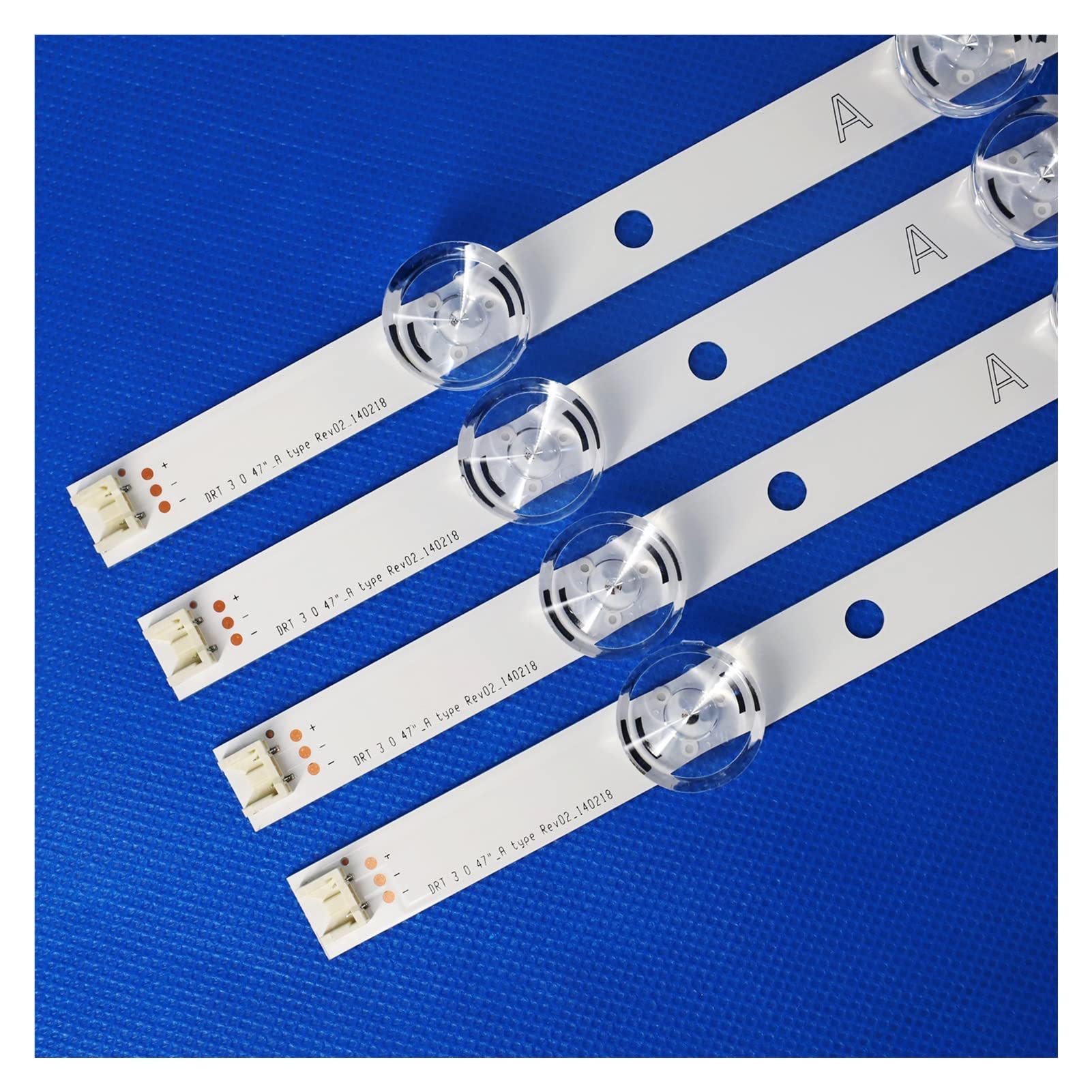 8-Piece LED Backlight Strip Set For LG 47" TV Models (Innotek DRT 3.0, 47LB6300, 47GB6500)