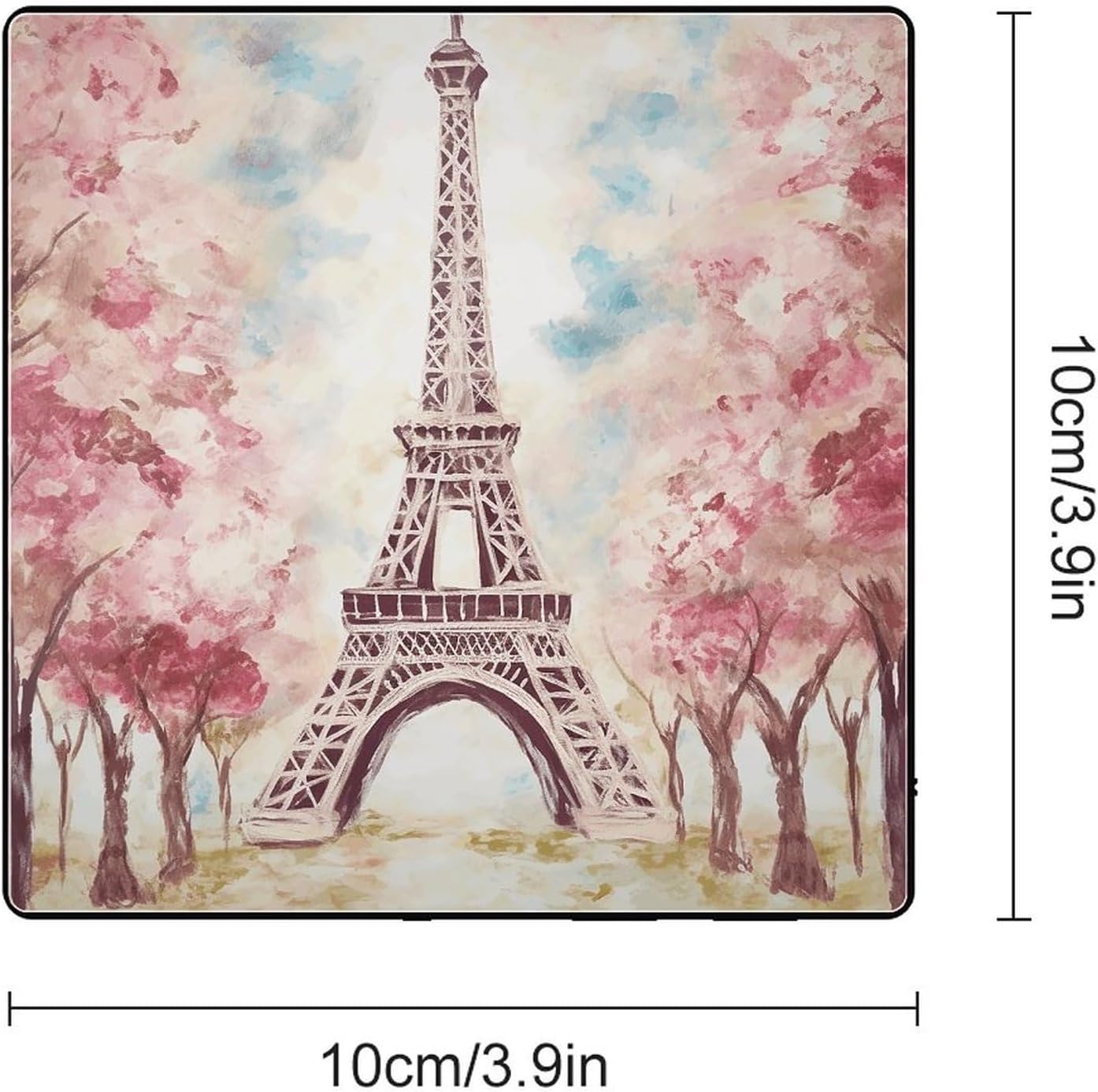 Beautiful Eiffel Tower Paris Music Refrigerator Sticker image 2