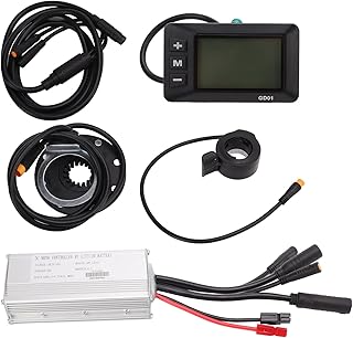 sunmingtaotao Electric Modification Kit Real Time Speed Display Electric Controller Kit Mileage Display GD01 Panel for Electric Vehicle speed controller