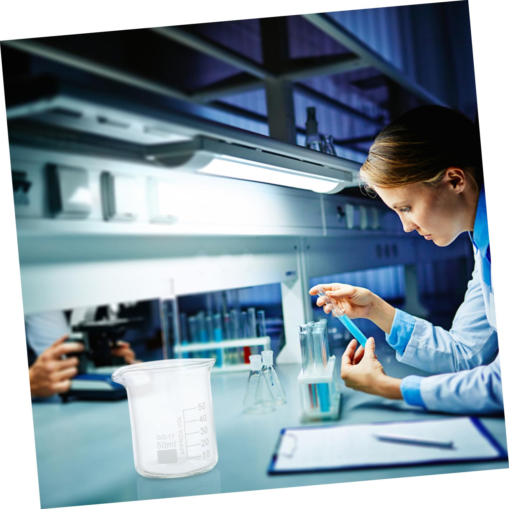 Gatuida 5pièces Béchers Verre Gradués Pour Laboratoire Outils De Mesure Précis Pour Liquides Et Expériences