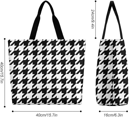 Vista 2 de Grocery Tote Bag, Casual Shopping Bags, Large Machine Washable Shoulder Bag, Reusable Shopping Handbags for Women