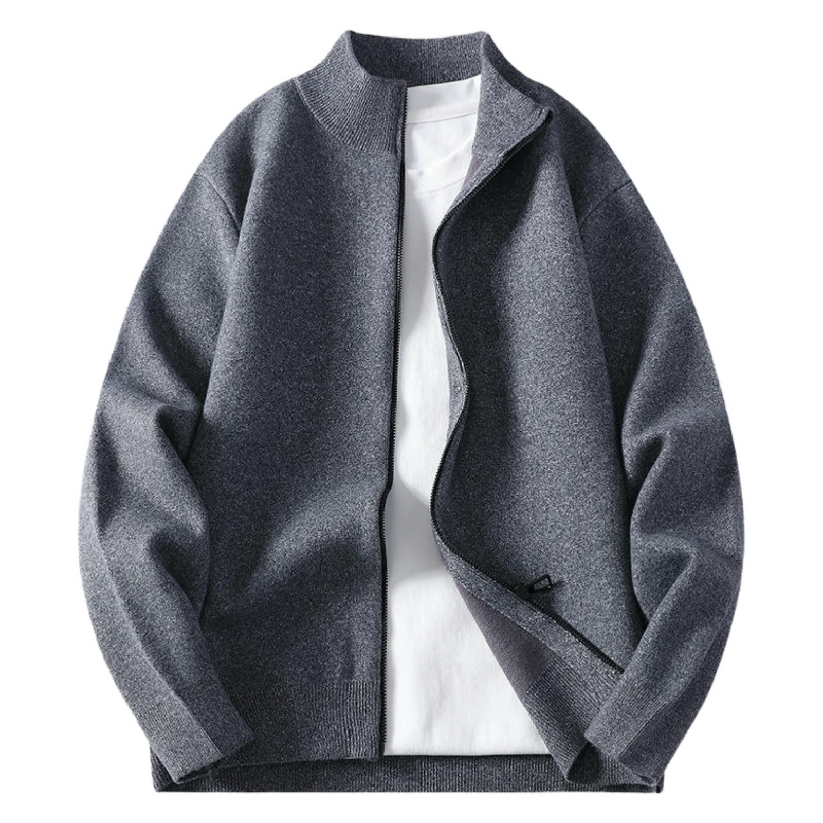Pull en tricot tendance homme confortable en maille douce de mi-saison - 7