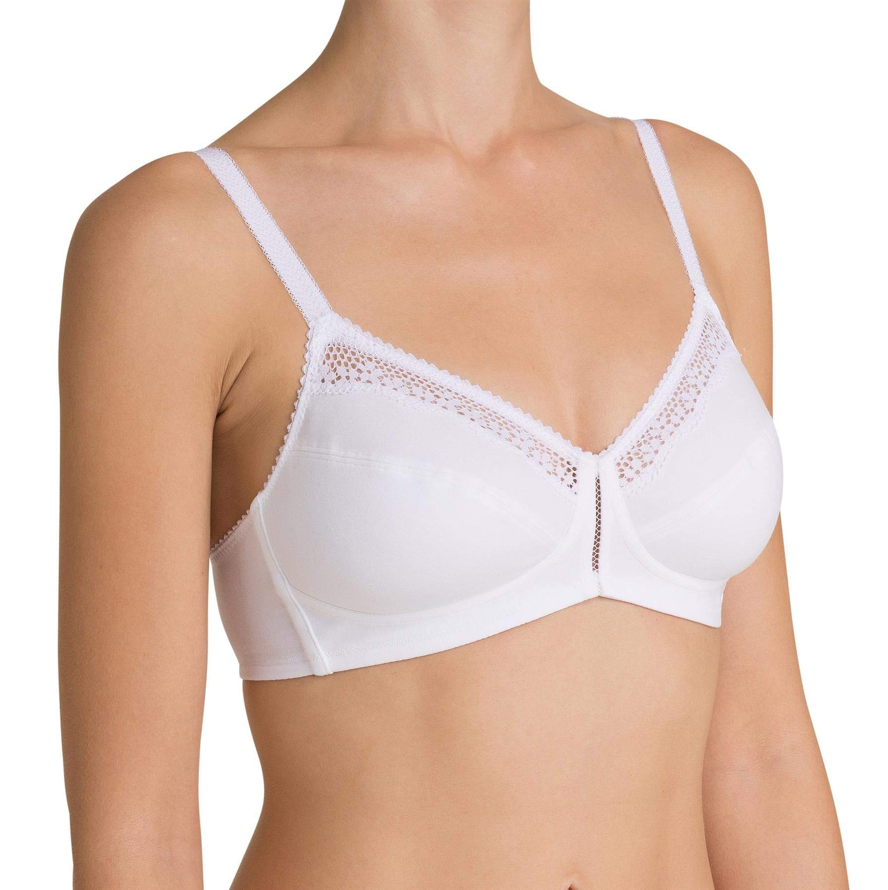 Triumph Women's Blanc Cotton Bra Beauty