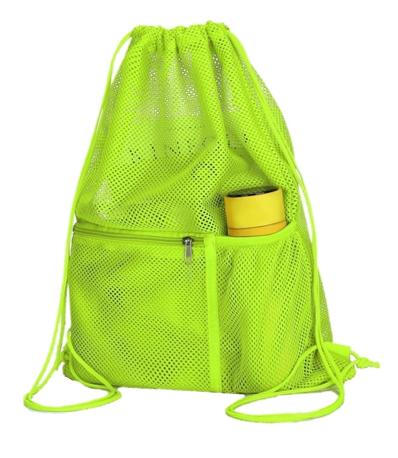 ALASKA® Air Mesh Drawstring Backpack Bag, Multifunction Mesh Bag for Swimming,Gym, Athlatics, Travelling Clothes, Beach & Multi-Use Travel Backpack-image-4