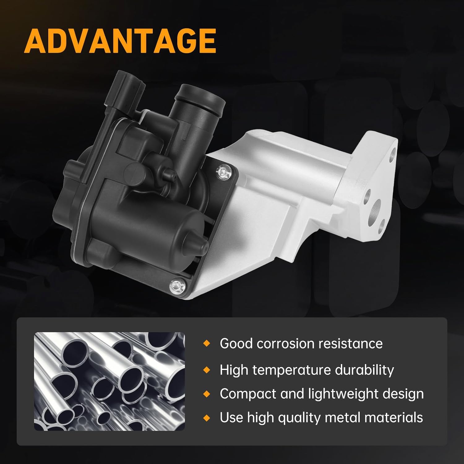 55583592 Secondary Air Injection Check Valve Compatible with Chevy Cruze 2013-2015, Cruze Limited 2016, Sonic 2013-2018, 1.8L 1.4L Air Pump Check Control Valve