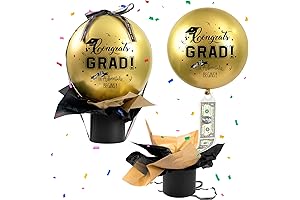 Balloon Money Pull Surprise Box for Class of 2024 Graduates