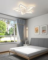 YUNLONG Mennyezeti Ventilátor Lámpával, Távirányítóval, Csendes DC Motor, 6 Fokozat, Dimmelhető 7
