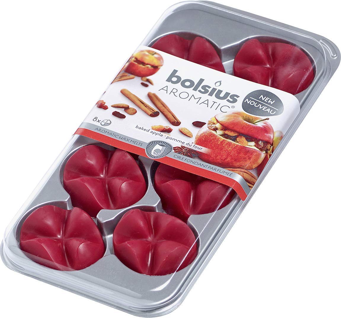 CREATIONS Duftwachs Aroma Wachs Blätter 8 Stück ~ BAKED APPLE ~ Bratapfel Duft Blister Packung Küche, Haushalt & Wohnen