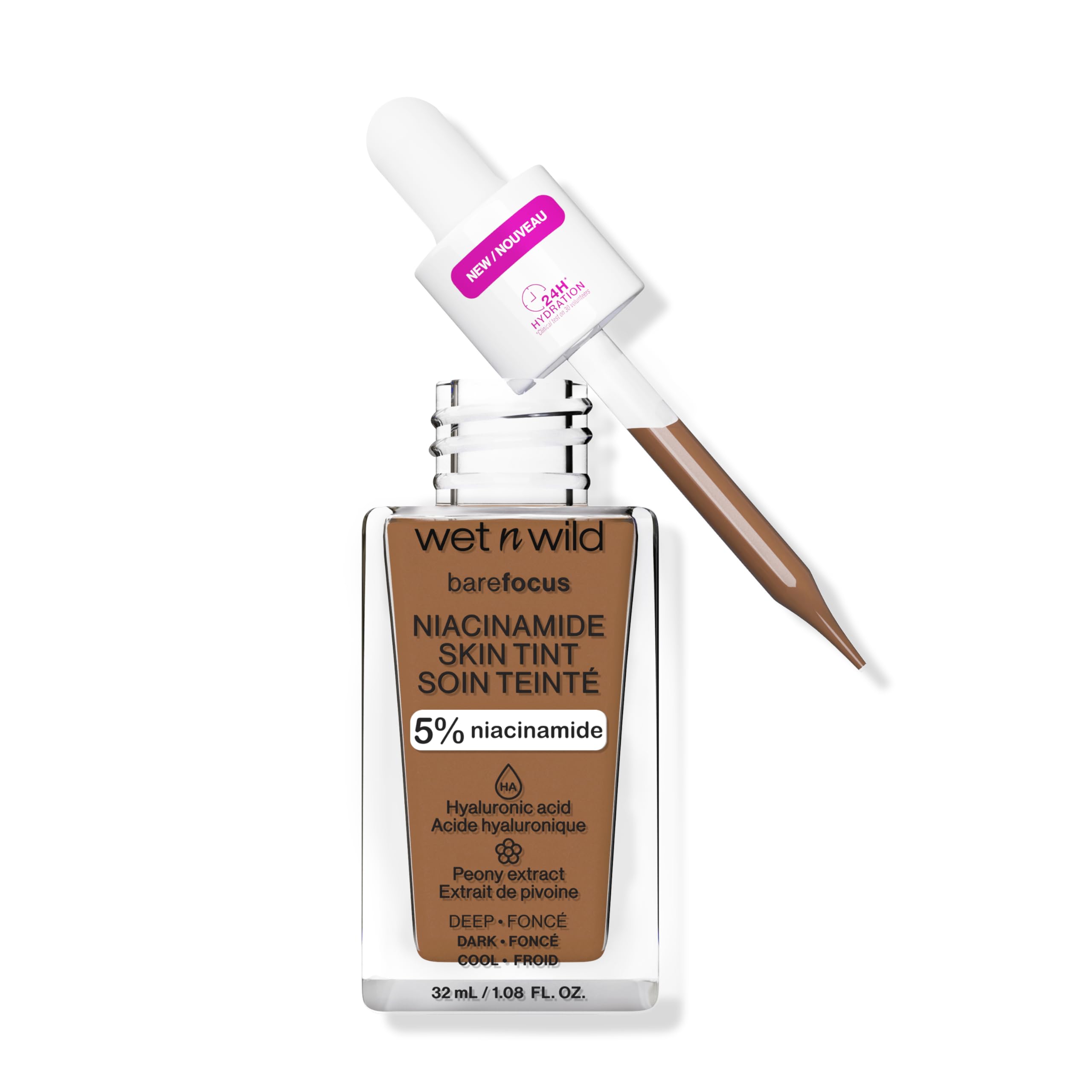 Wet n Wild Bare Focus Niacinamide Skin Tint, Lightweight Foundation with Buildable Formula - Image 2