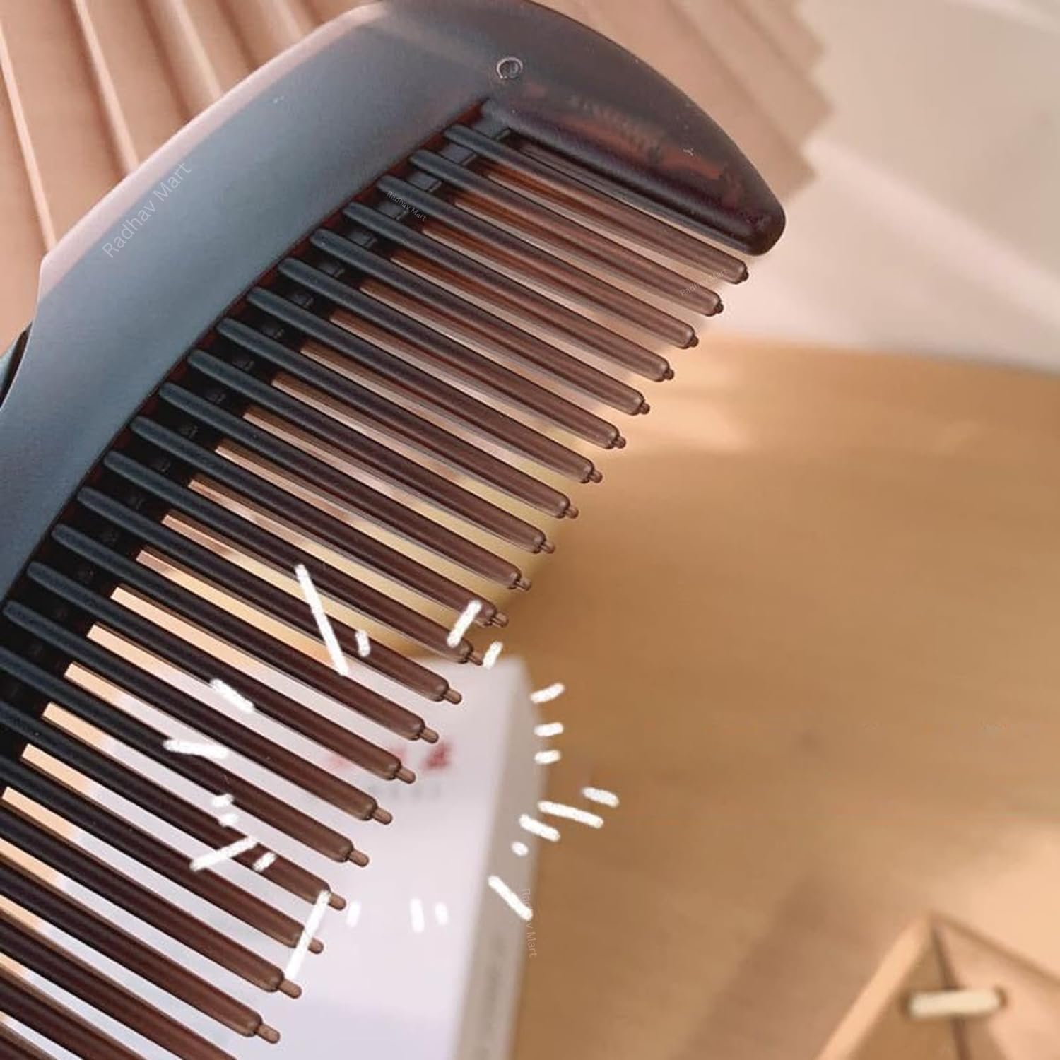 Radhav Mart design of dandruff comb, energy massage, beauty, healthier scalp, better hair quality for women and men to remove dandruff and dirt 2
