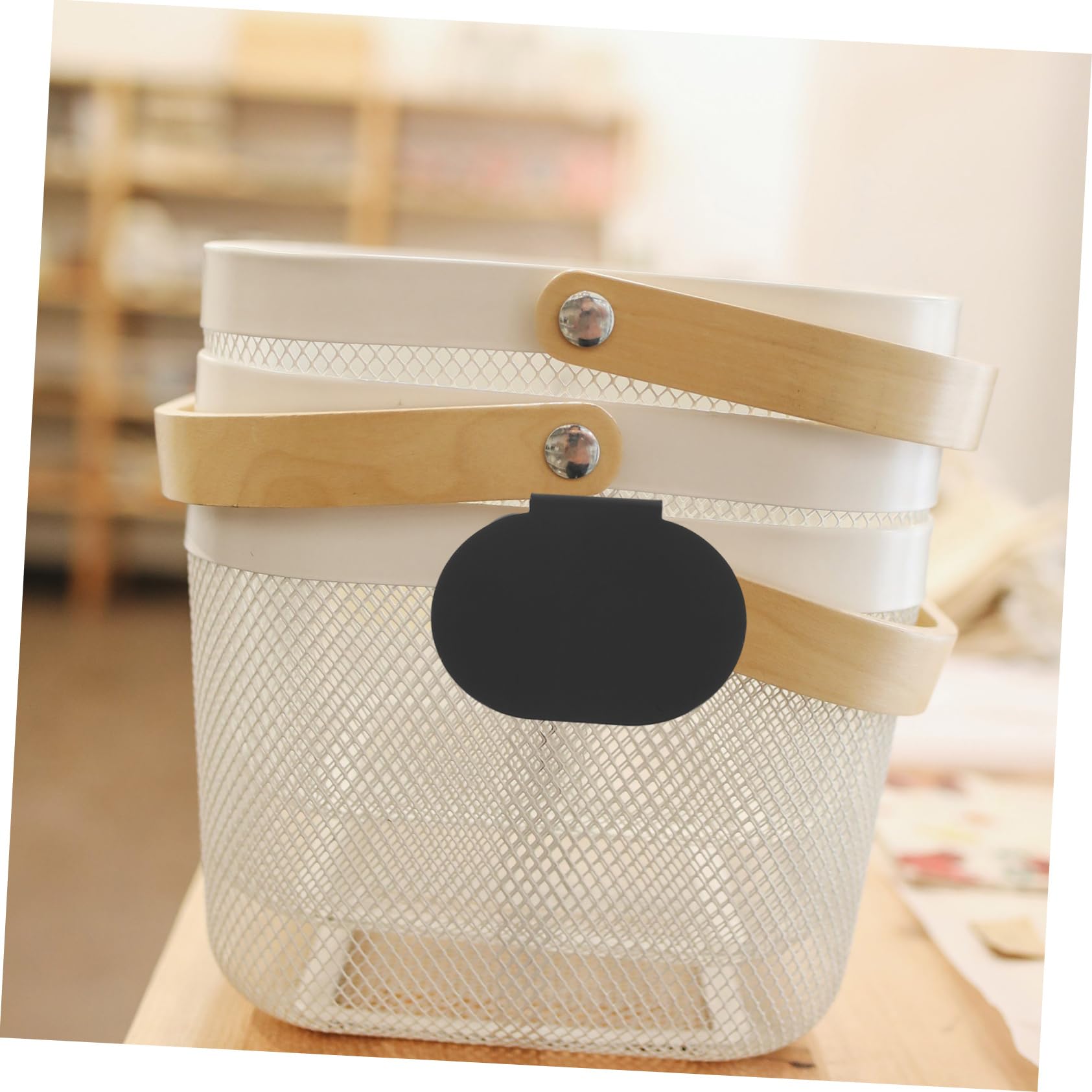 Amosfun Lot De 4 Pinces À Étiquettes Effaçables Pour Panneaux De Marchandises Porte-étiquettes De Prix Pour Tableau Noir Écriture Fluide Pour Bacs De Rangement 10 Pièces X 4