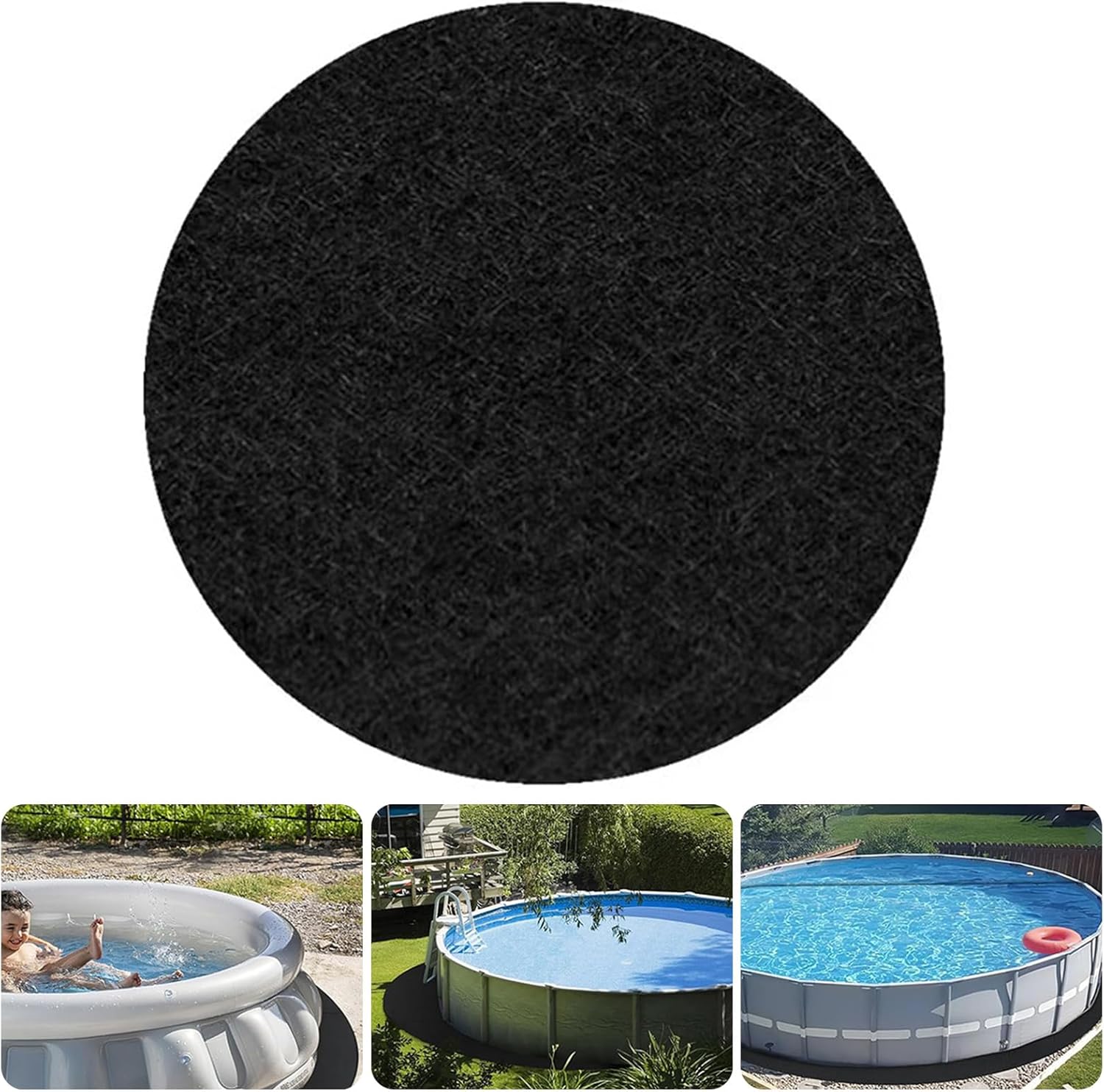 Pool Liner Pad for Ground Pools Under Padding Ground Puncture Protective Extend Liner Life Round Pool