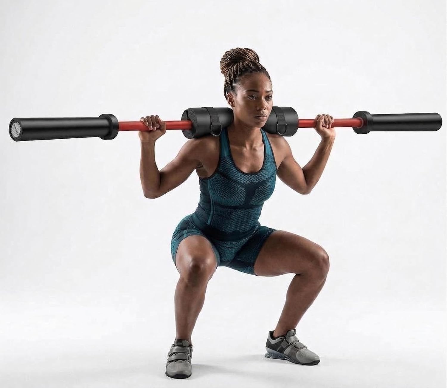 7ft Olympic Barbell for Home Gym, 45lb 2" Weight Bar for Deadlift Weightlifting, Bar, 1000 Lb High-Capacity, Hard Chrome, Knurled Grip, Strength Training Bench Press Squat Presses, Rows, Curl