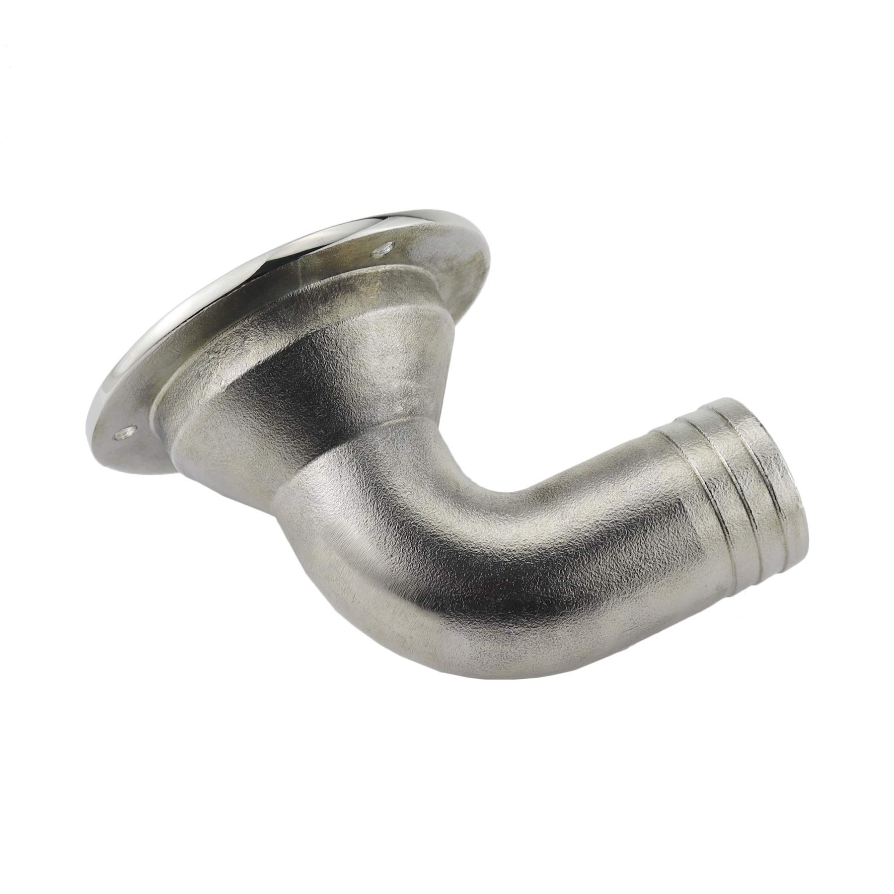 NRC&XRC Edelstahl 316 Marine Deck Abfluss Boot Deck Abfluss 38 mm oder 32 mm 90 Grad Boden Deck Abflussbecher mit Schrauben