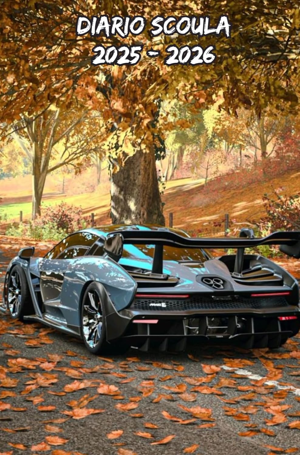 Diario Scuola 2025 2026 Tema auto Di Lusso: Pianificatore settimanale