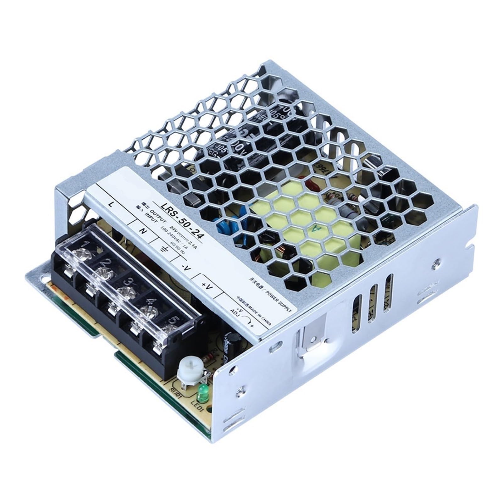 FCARUMIQP Lrs-50-24 50W 24V 2.1A Switch Switching Power Supply 1Pcs