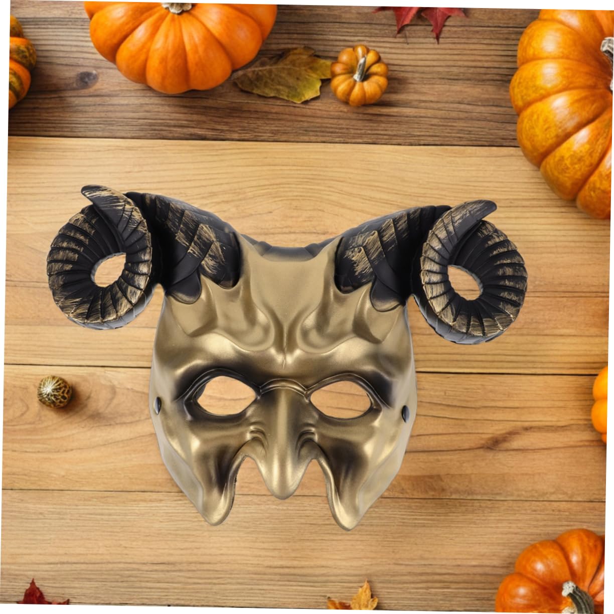 Toyvian 2 Maschera Metà Sintetica Maschere per Halloween e Feste Tema Accessorio Cosplay Leggero per Festival e Celebrazioni