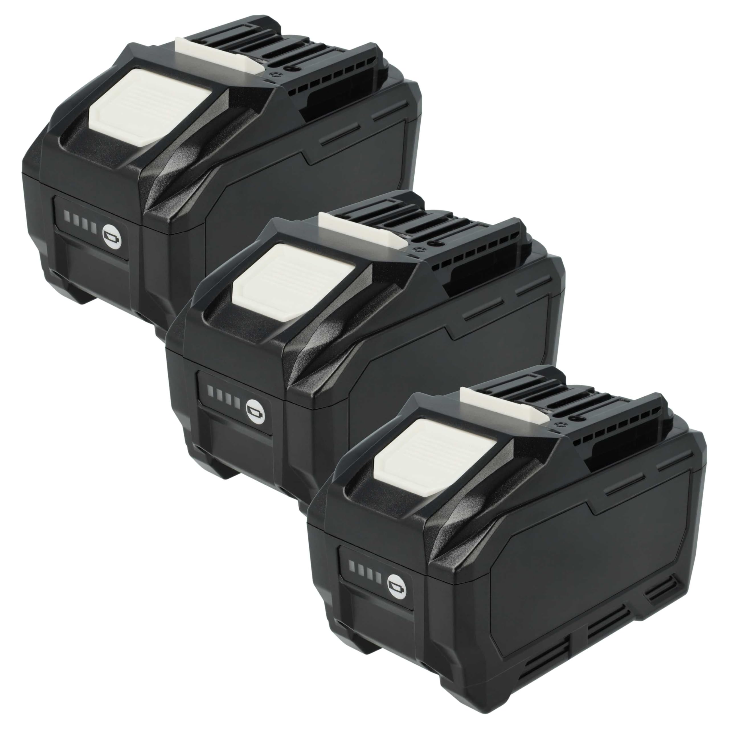 vhbw 3x batteria sostituisce Makita BL4080F, 191L29-0, BL4020, BL4025, BL4040, BL4050F per utensile elettrico (5000 mAh, Li-Ion, 40 V)